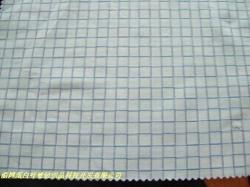 大豆蛋白纤维与精梳棉交织方格衬衣面料 绿色科技与舒适美学的融合